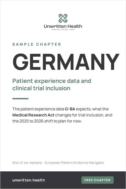 Patient Experience Data Germany Guidelines